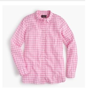 Tall Classic-fit boy shirt in crinkle gram